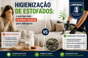 Limpinho - Limpeza - Higienização - Impermeabilização - Estofados